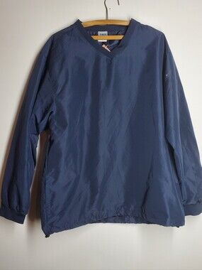 HP Navy V-Neck Windshirt
